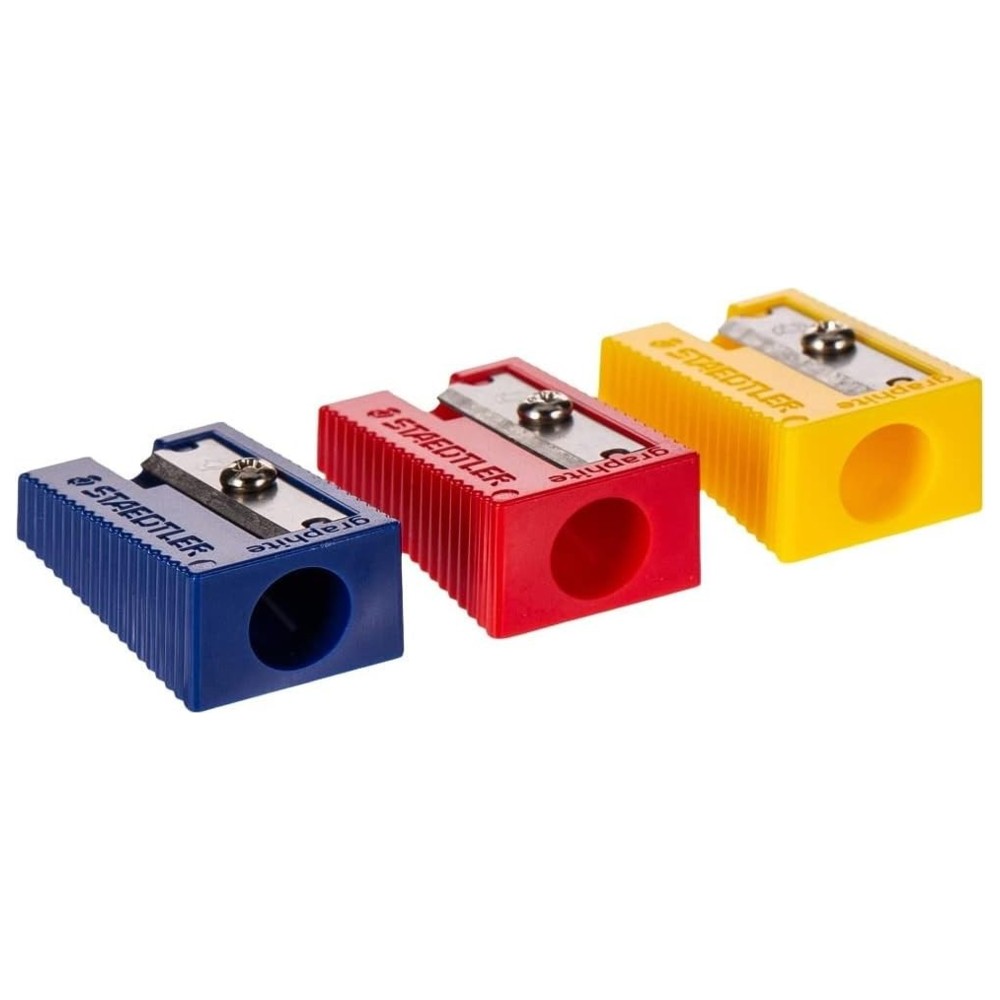 Staedtler - Single-Hole Plastic Sharpener Tub - 100 Pc Set