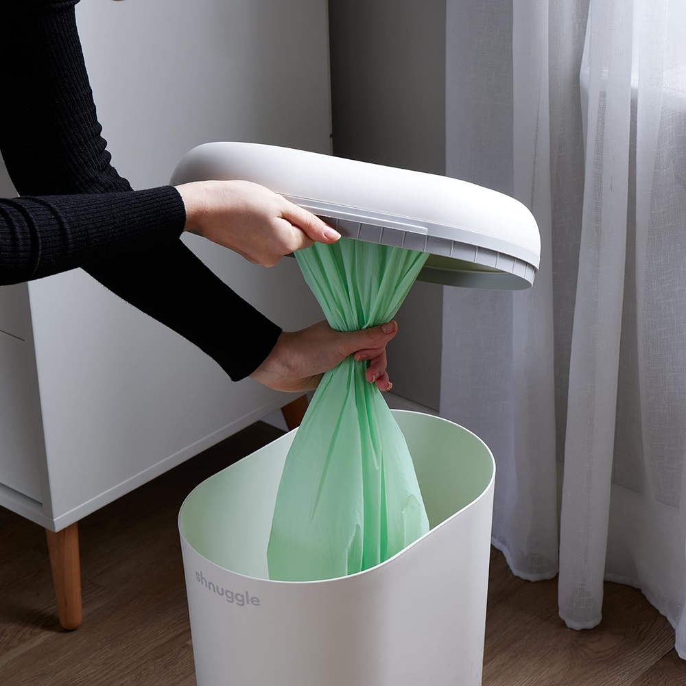 Shnuggle - Squishy Changing Mat + Nappy Bin - Grey
