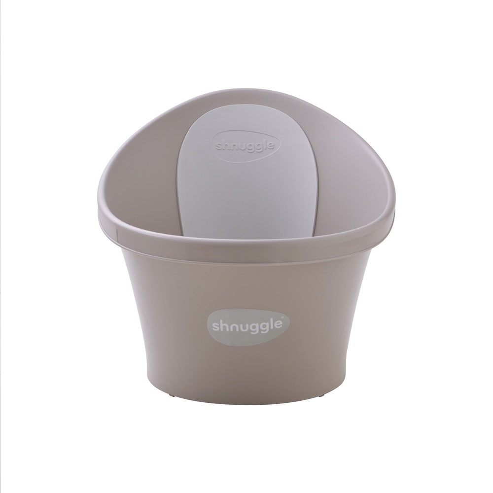 Shnuggle - Baby Bath & Stand Bundle - Taupe - 2pc Set