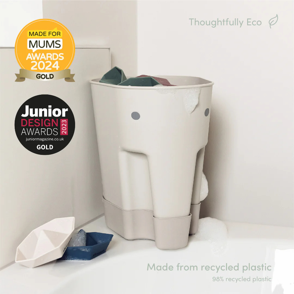 Shnuggle - Ellie' Bath Toy Drying Caddy - Grey