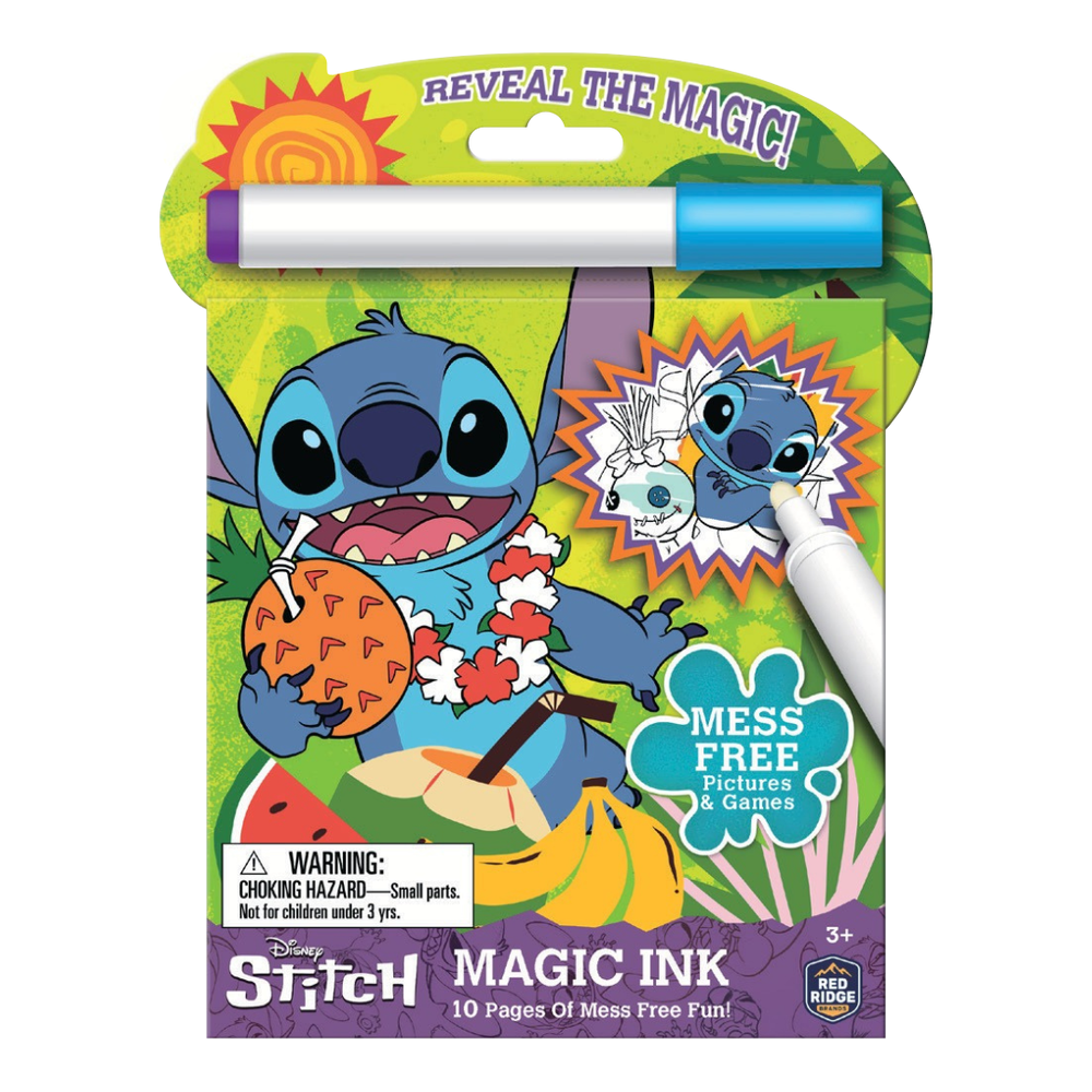 Disney Stitch Magic Ink Book With Pen