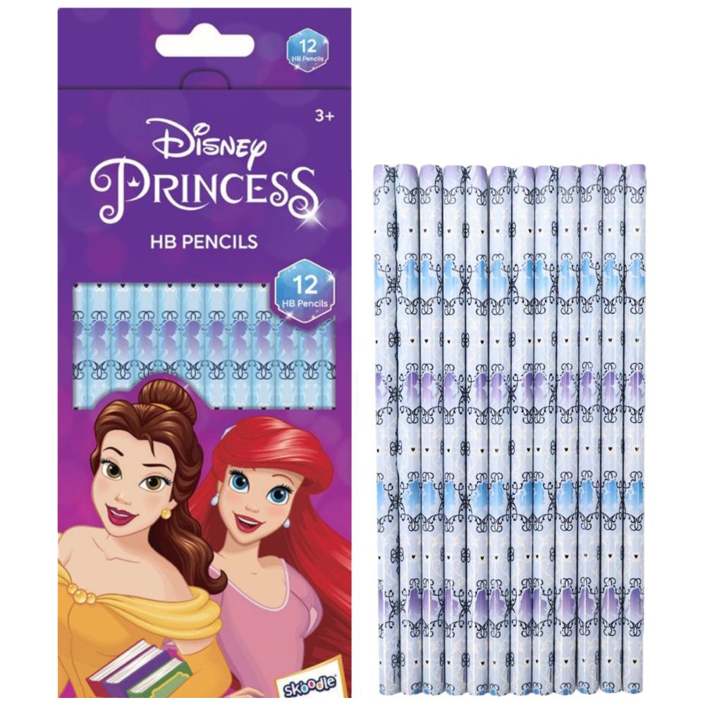 Disney - Princess HB Pencil Set - 12 Pcs