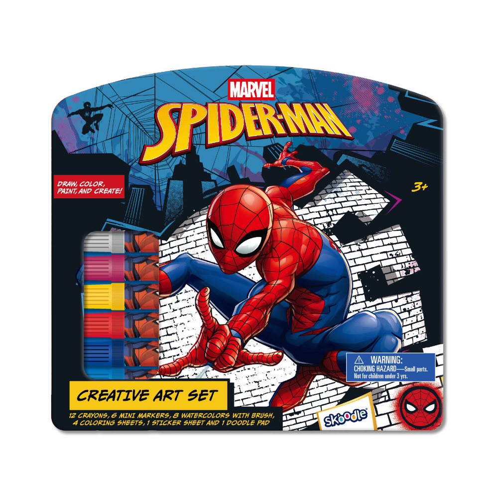 Buy Marvel - Spider-man Creative Art Set - 50+pcs Online | Mumzworld