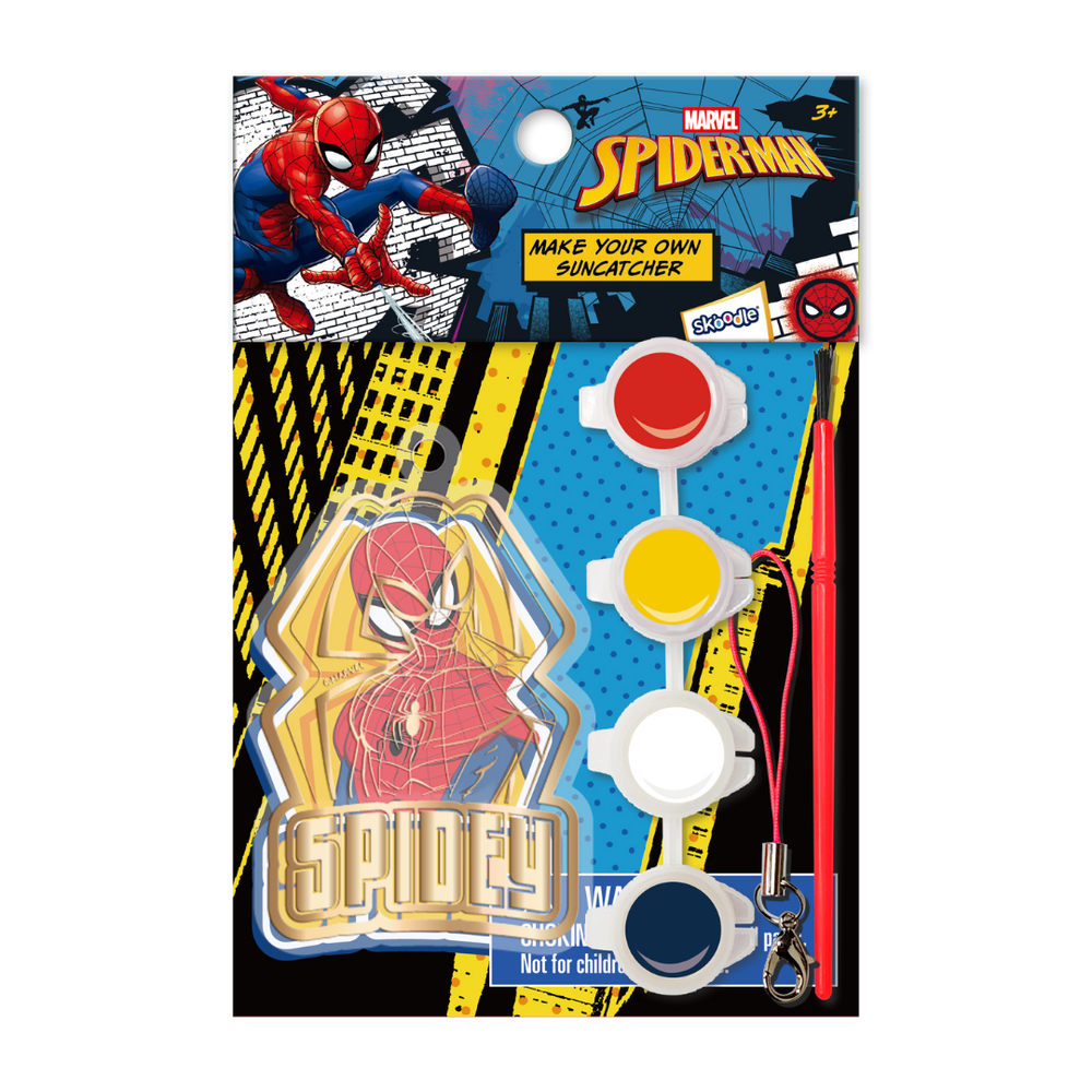 Marvel - Make Your Own Suncatcher Arts & Crafts Kit - Spidey