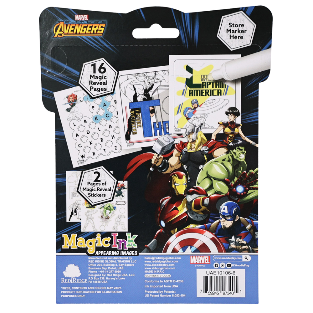 Marvel - Avengers Magic Ink Book with Stickers