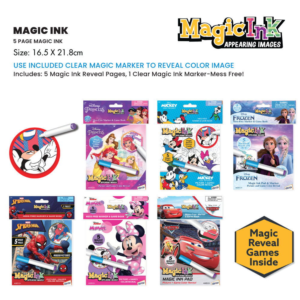 Disney - Princess Mini Magic Ink Book