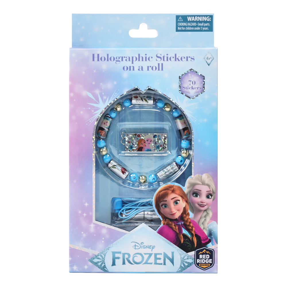 Disney - Holographic Stickers On A Roll Bracelet Making Kit - Frozen