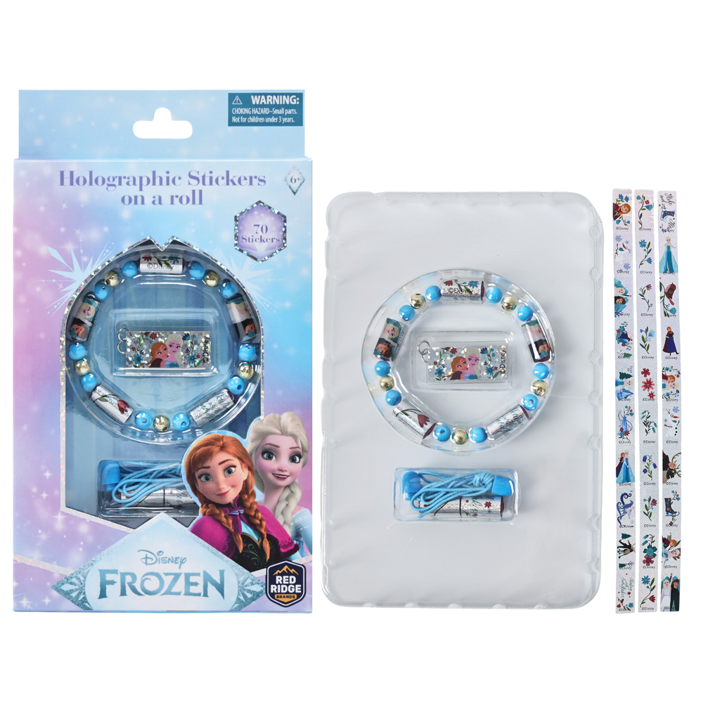 Disney - Holographic Stickers On A Roll Bracelet Making Kit - Frozen
