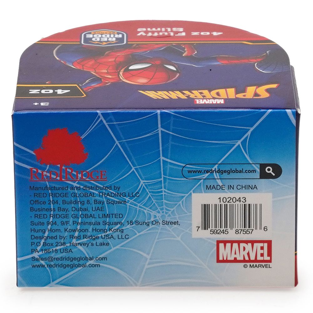 Slime Squad - Marvel Spider Man Fluffy Slime - Blue - 118 ml