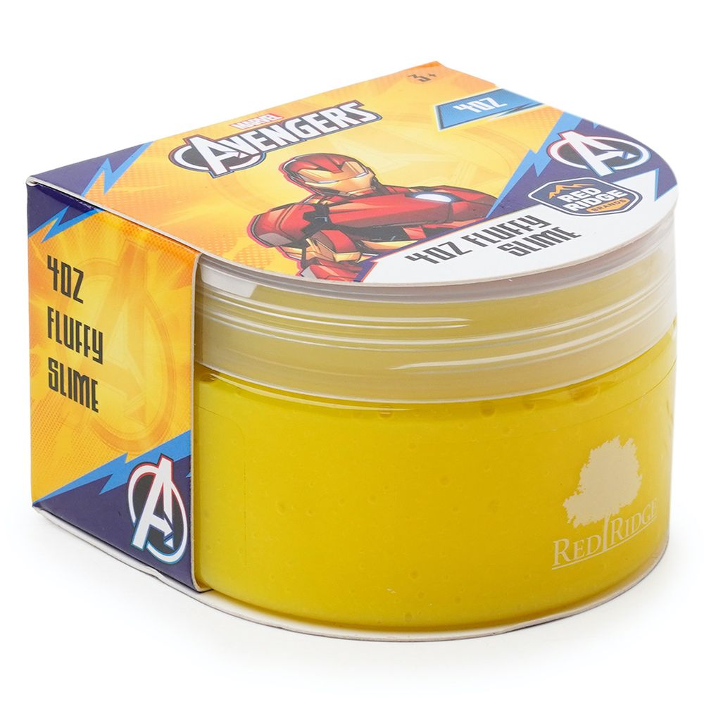 Slime Squad - Marvel Avengers Fluffy Slime - Yellow - 118 ml