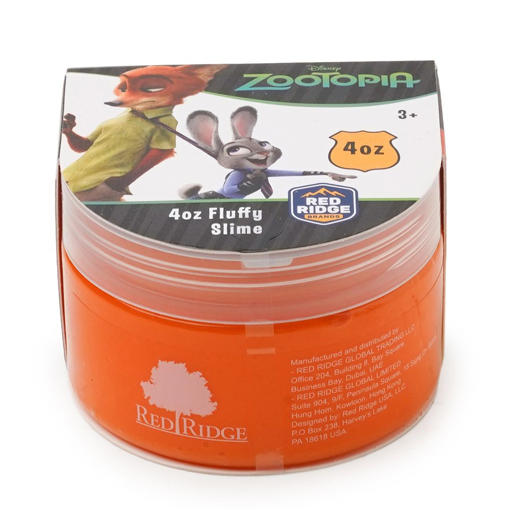 Slime Squad - Disney Zootopia Fluffy Slime - Orange - 118 ml