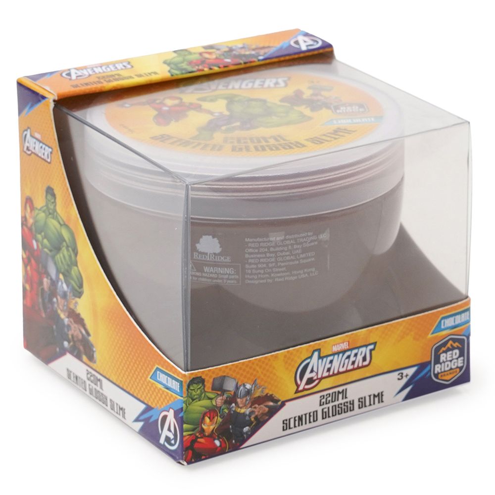 Slime Squad - Marvel Avengers Scented Glossy Slime - Chocolate - 220 ml