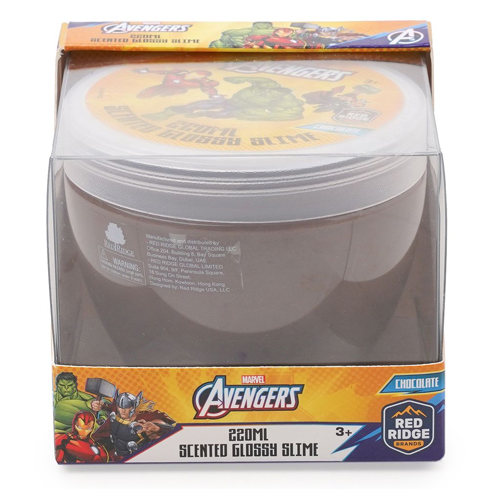 Slime Squad - Marvel Avengers Scented Glossy Slime - Chocolate - 220 ml