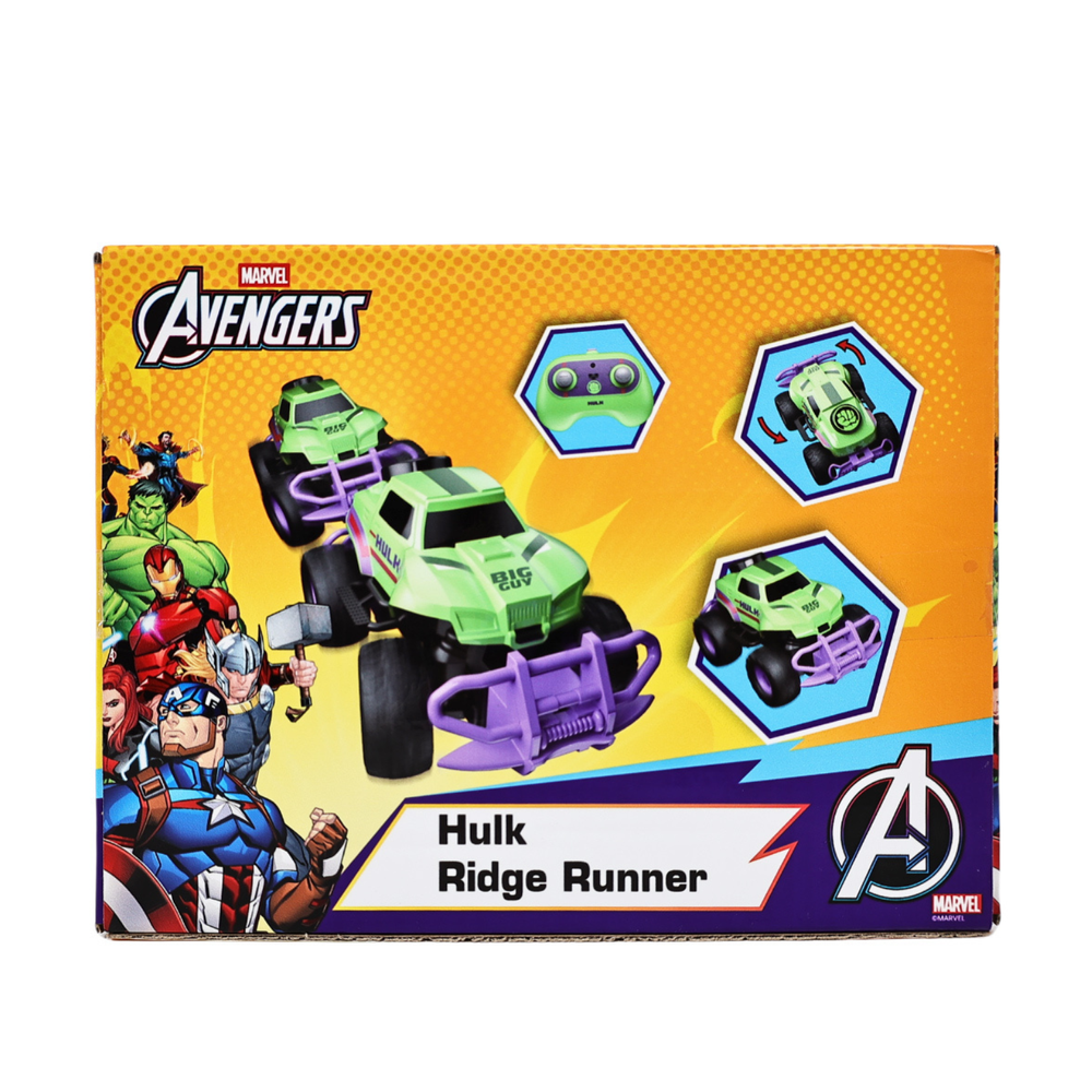 Marvel - Hulk Ridge Runner RC Toy Car - Multicolor