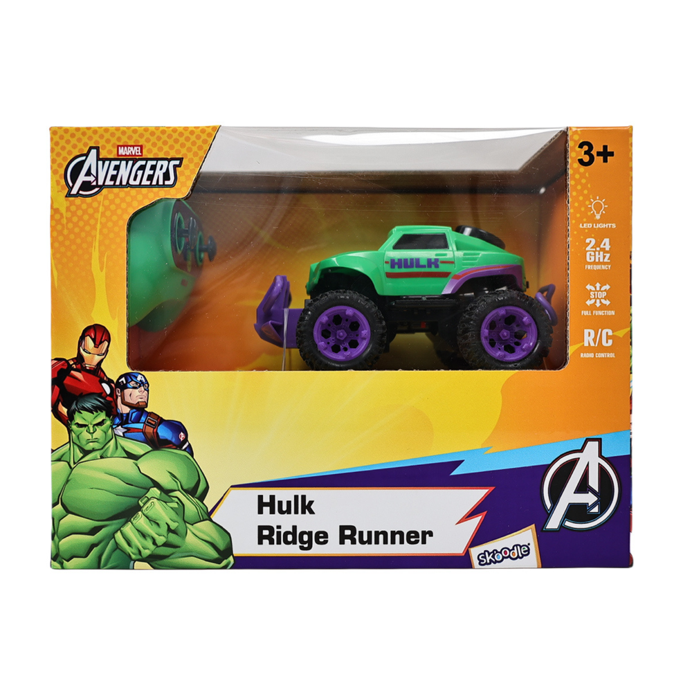Marvel - Hulk Ridge Runner RC Toy Car - Multicolor