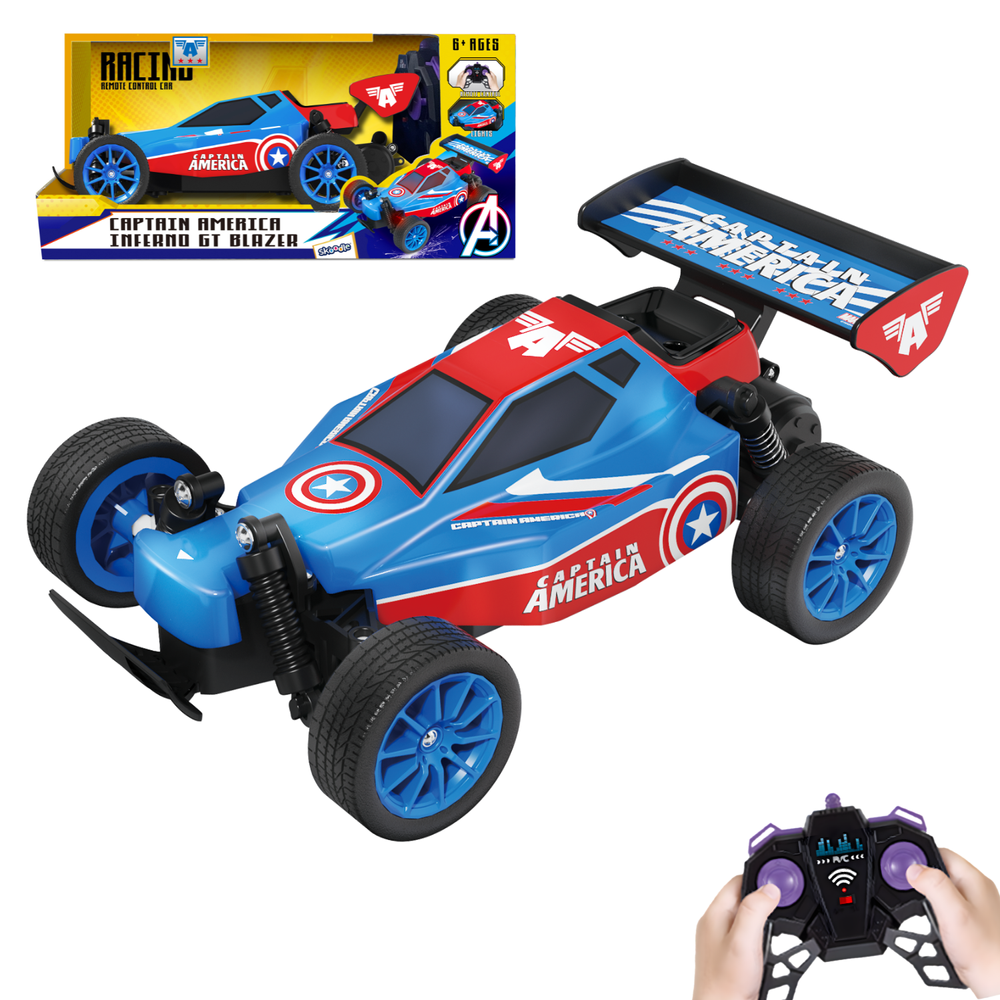 Marvel - Captain America Inferno GT Blazer RC Toy Car - Multicolor