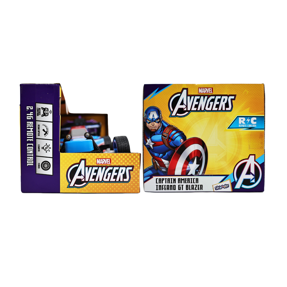 Marvel - Captain America Inferno GT Blazer RC Toy Car - Multicolor