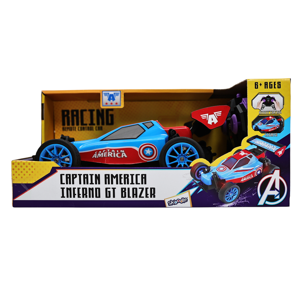 Marvel - Captain America Inferno GT Blazer RC Toy Car - Multicolor