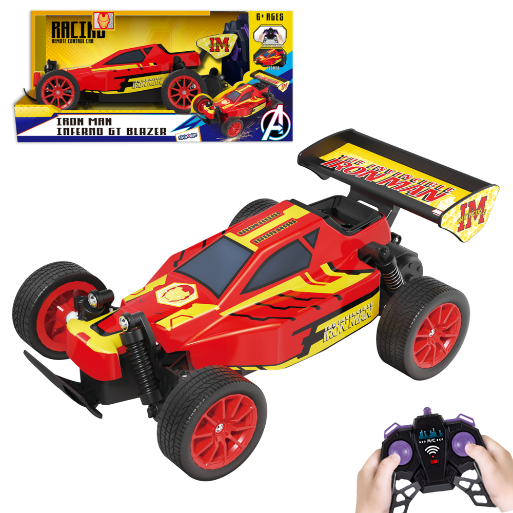 Marvel - Iron Man Inferno GT Blazer RC Toy Car - Multicolor