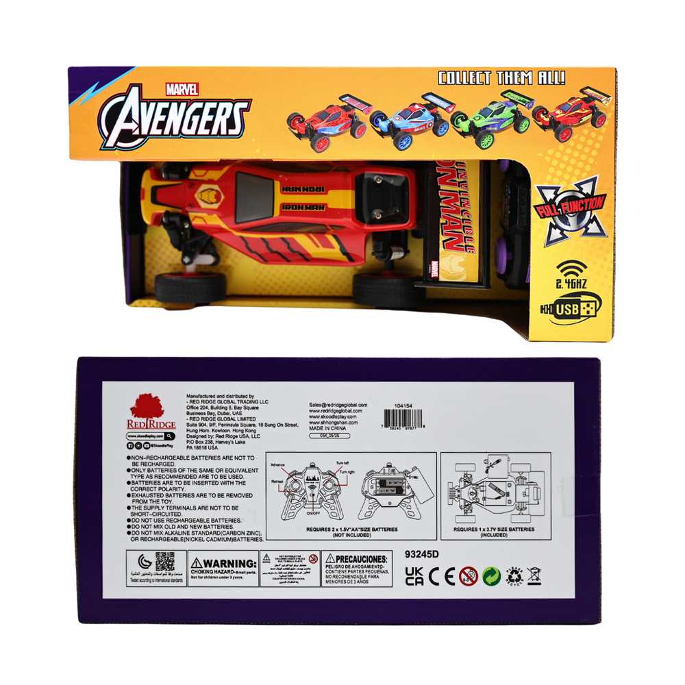 Marvel - Iron Man Inferno GT Blazer RC Toy Car - Multicolor
