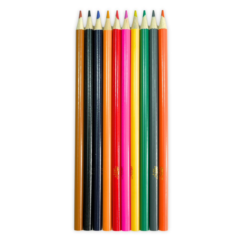 SKOODLE - Atomic Arts Colored Pencils - 10 Pcs