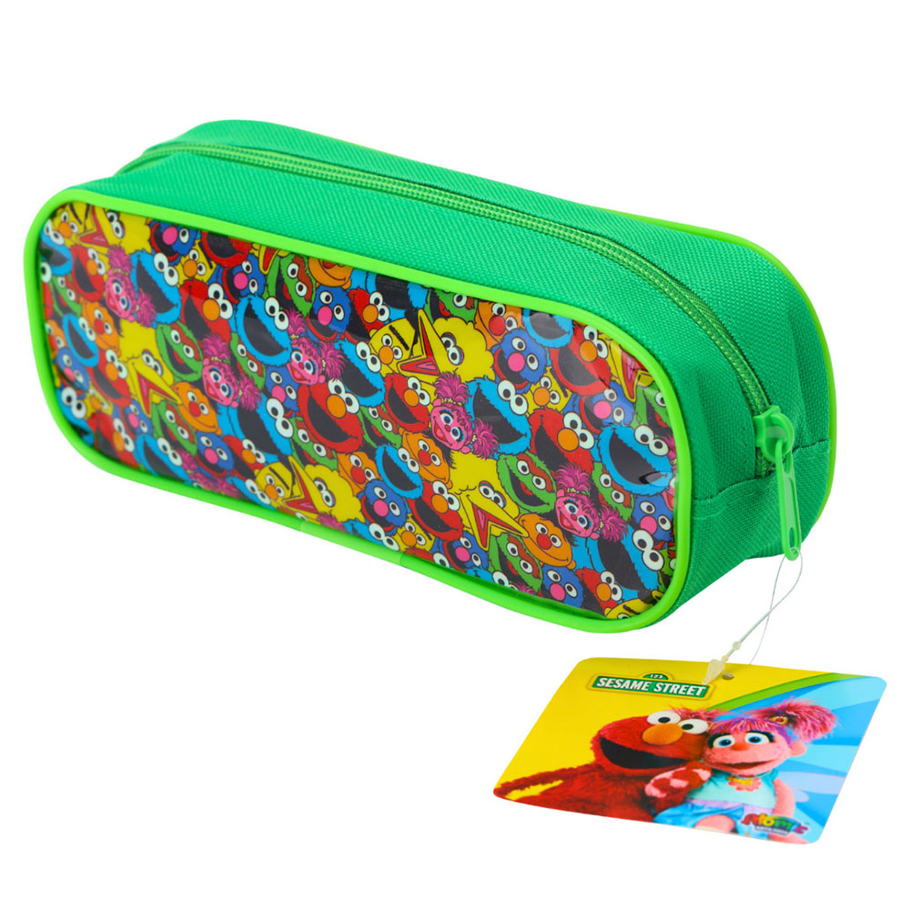 Sesame Street - Pencil Pouch With Zippered Closure - Green