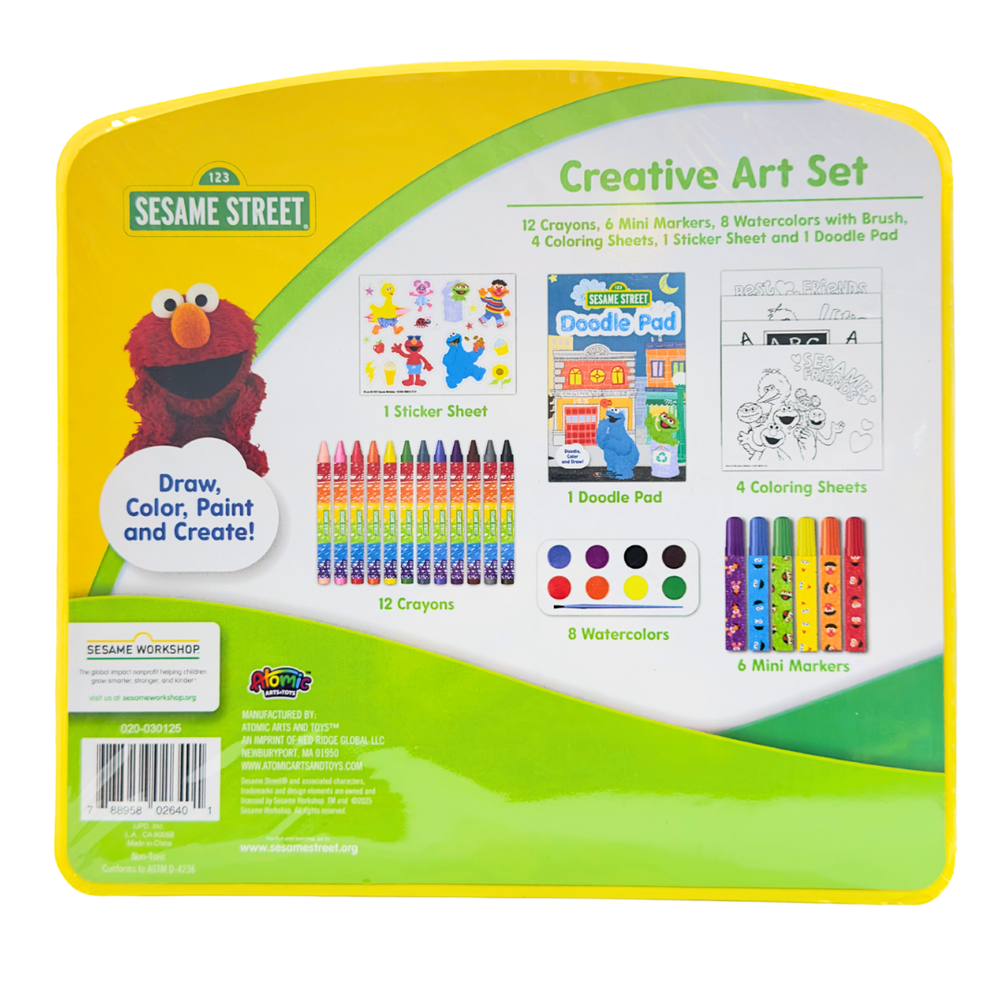 Sesame Street - 50 Pieces Creative Art Set