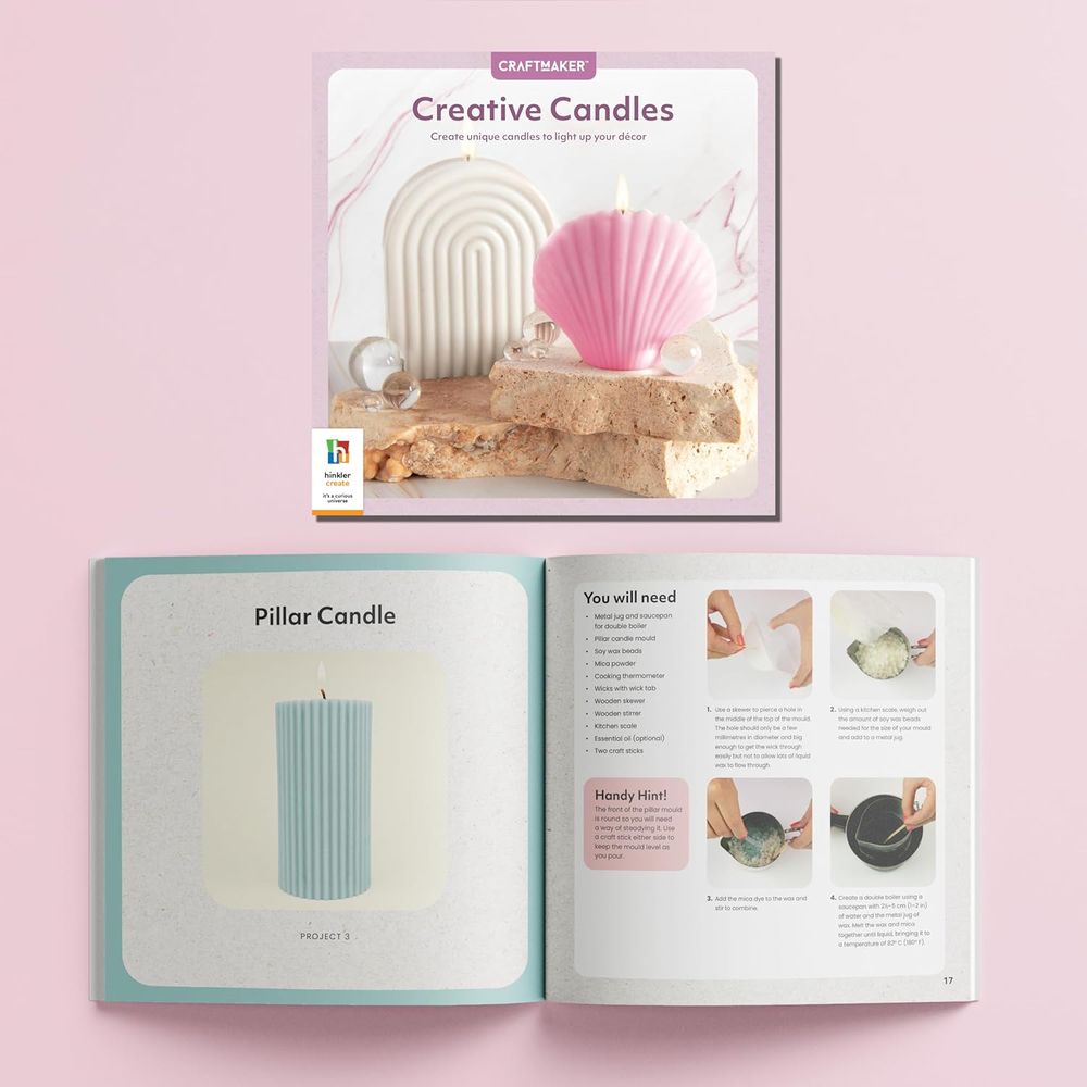 Hinkler - Craft Maker Creative Candle Classic Craft Kit - Multicolor