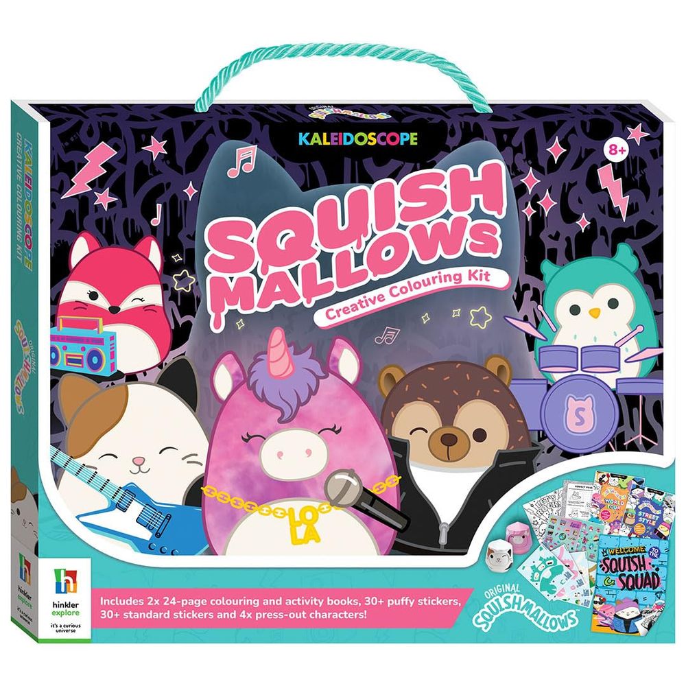 Hinkler - Kaleidoscope Squishmallows Creative Colouring Kit - Multicolor