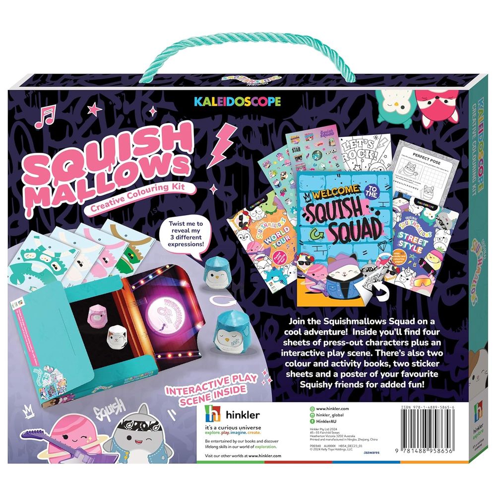 Hinkler - Kaleidoscope Squishmallows Creative Colouring Kit - Multicolor
