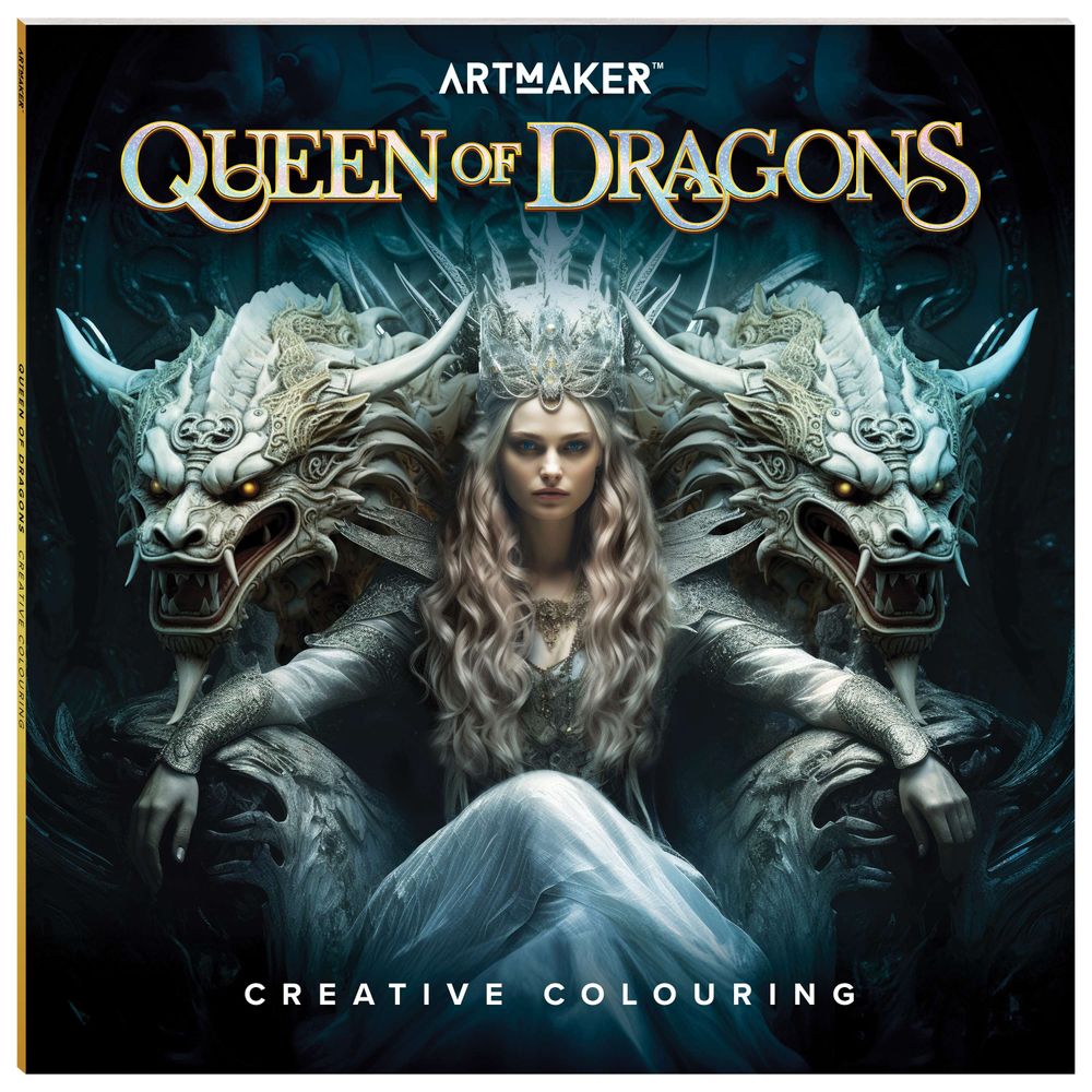 Art Maker: Creative Colouring Book - Queen Of Dragons