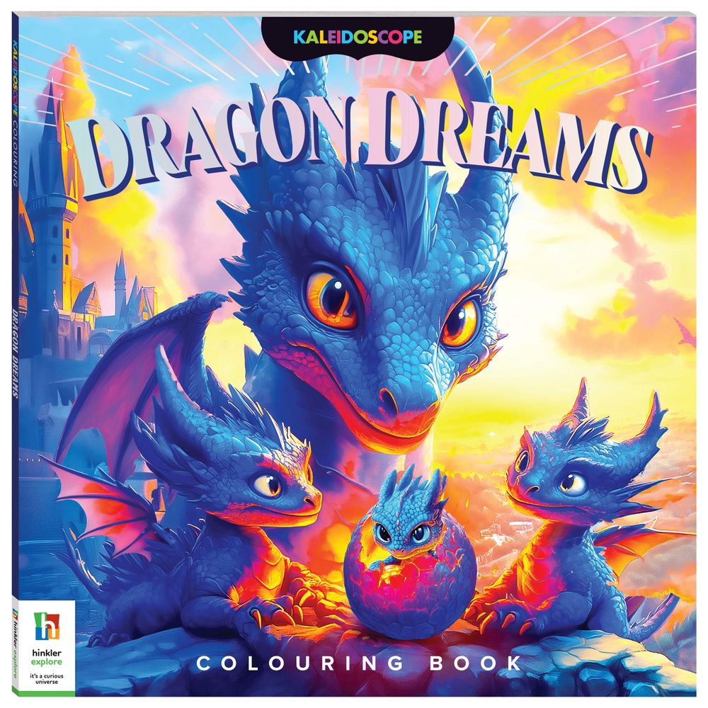 Kaleidoscope Colouring Book: Dragon Dreams