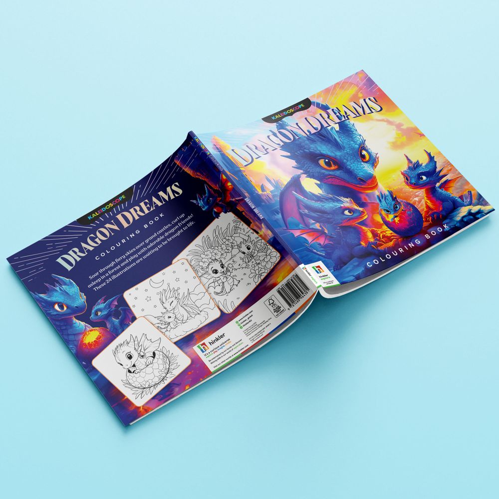 Kaleidoscope Colouring Book: Dragon Dreams