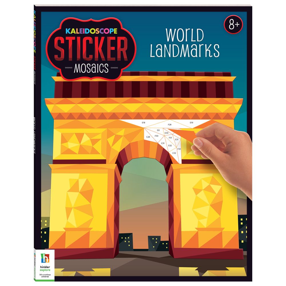 Kaleidoscope Sticker Mosaics: World Landmarks