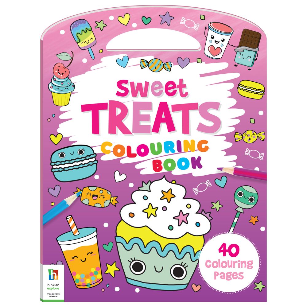 Hinkler - Sweet Treats Colouring Book - 40 Pages