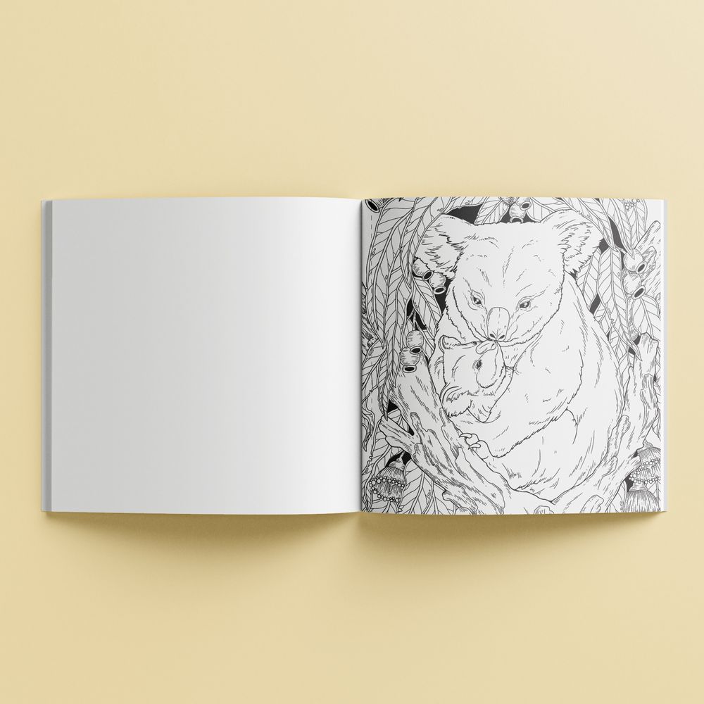 Hinkler - Art Maker Creative Colouring Wild Australia - 24 Pages