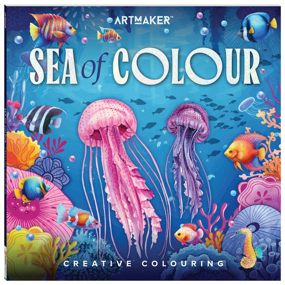 Hinkler - Art Maker Creative Colouring - Sea Of Colour - 24 Pages