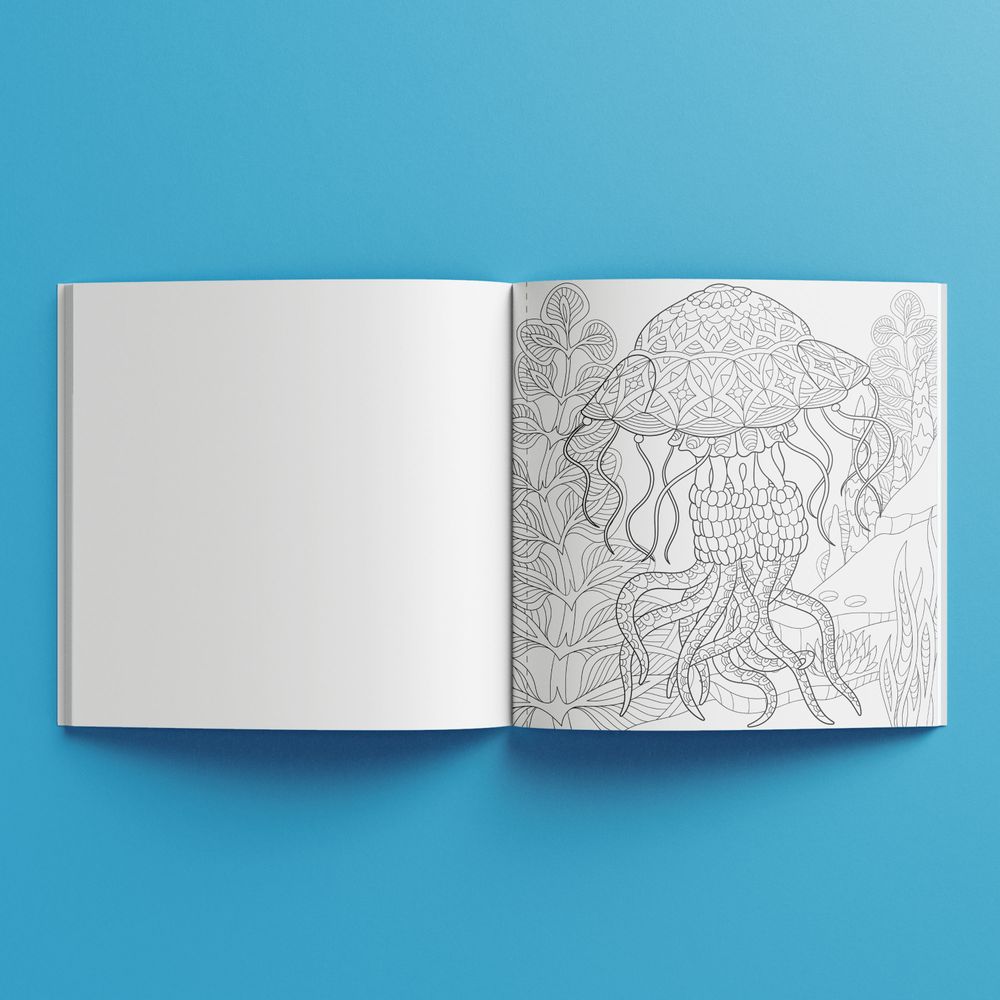 Hinkler - Art Maker Creative Colouring - Sea Of Colour - 24 Pages