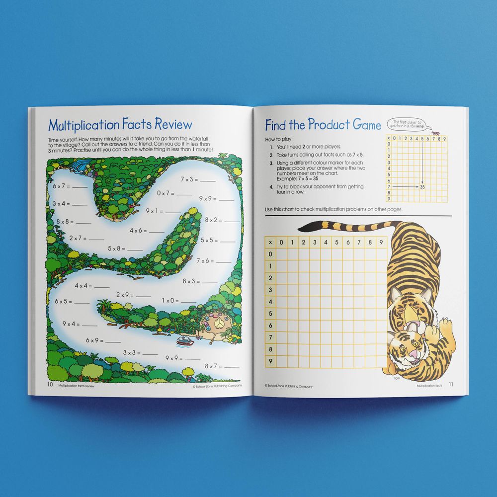 School Zone - An I Know It! Book: Multiplication & Division 3-4