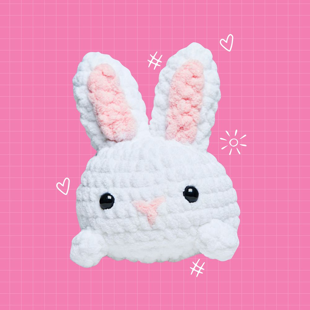 Hinkler - Oh My Craft! Crochet Plushie Craft Kit - Bonnie Bunny