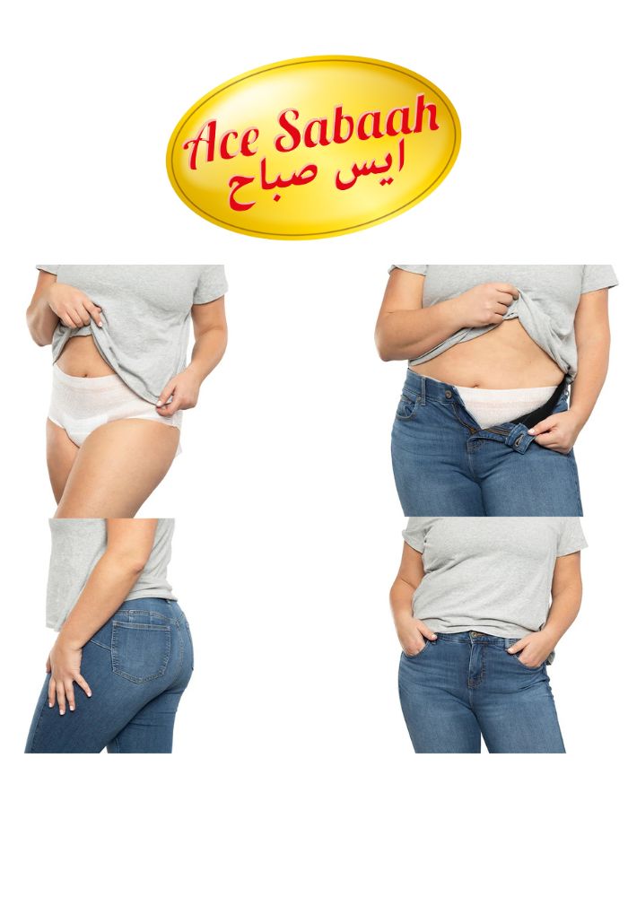 ايس صباح - حفاضات كبار السن - وسط - 80-100 سم - 30 ق