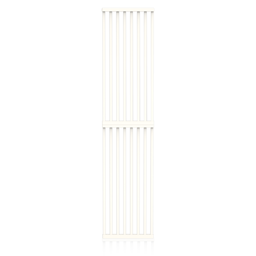 Baby Safe Gate Extension for Tall Metal Safety Gate 40.5 x 186cm- White