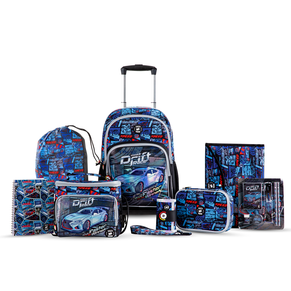 Eazy Kids - Boy's Back To School Bundle - Car Racing