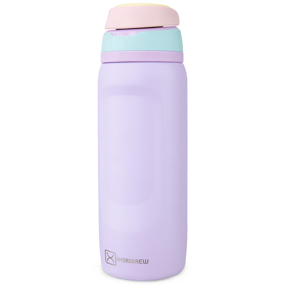 Hydrobrew - Bento 3 Compartment Lunch Box w/ Steel Food Jar & Stainless Steel Water Bottle - ThinkBig Pink
