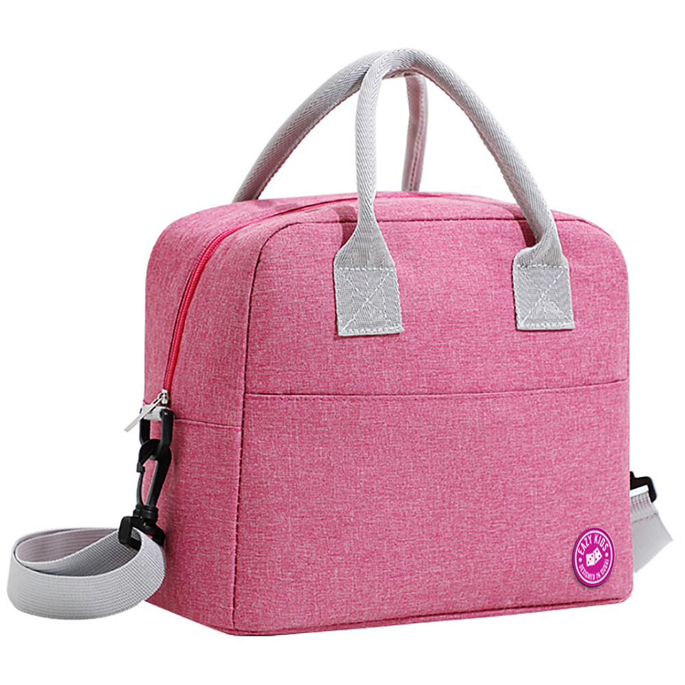 Eazy Kids - 3-Compartment Lunch Box & Insulated Lunch Bag Set - 2 Pcs