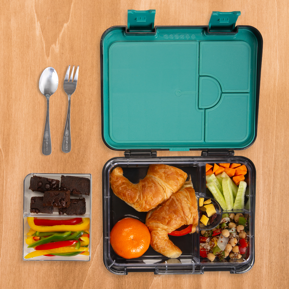 Eazy Kids - 6 & 4 Convertible Bento Lunch Box Set - Gamer