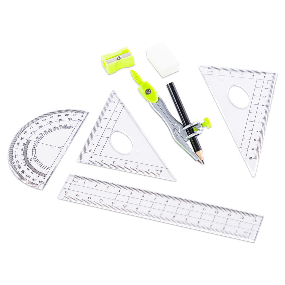 Eazy Kids - 8-Piece Geometry Box Set - Green