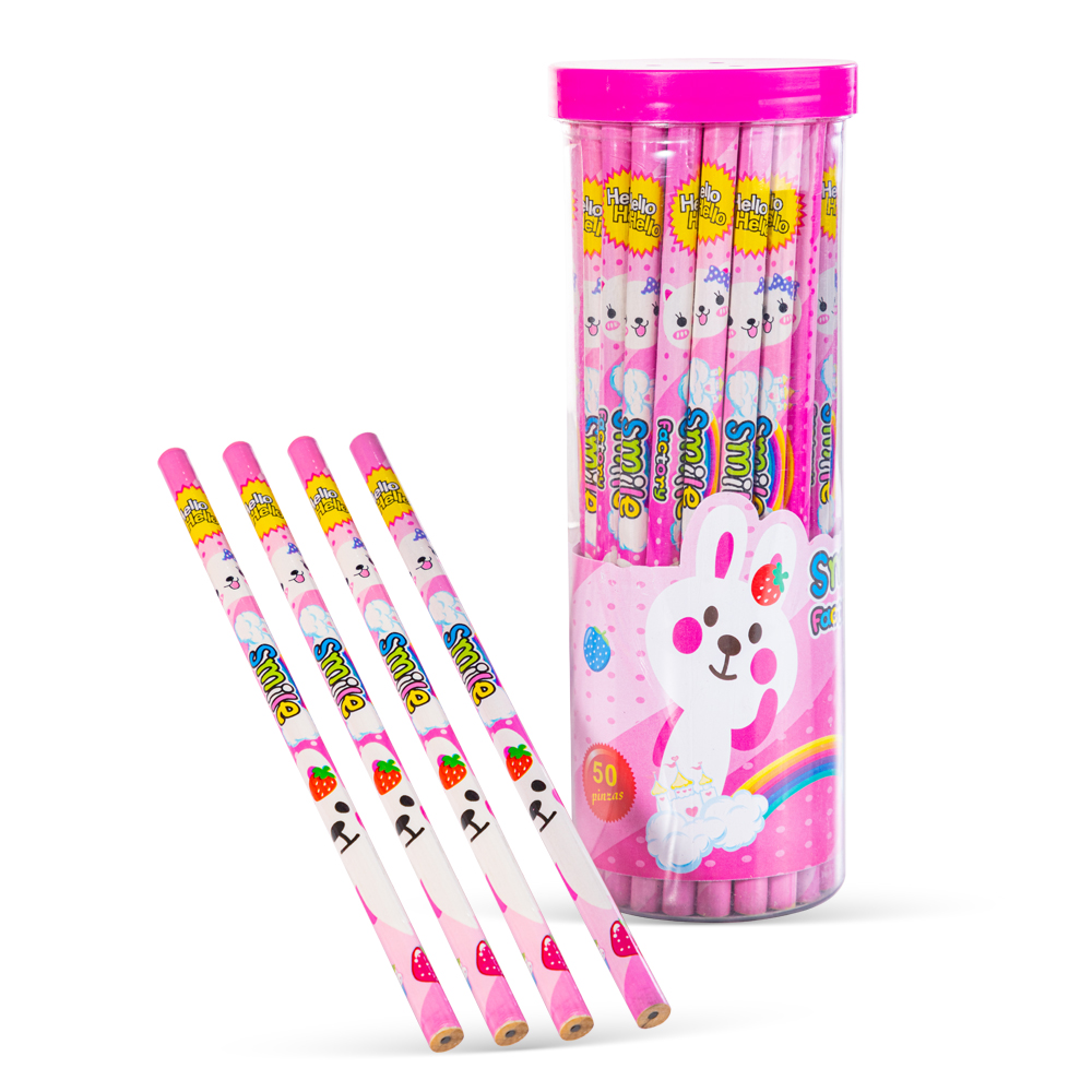Eazy Kids - HB Pencil 50pcs - Pink