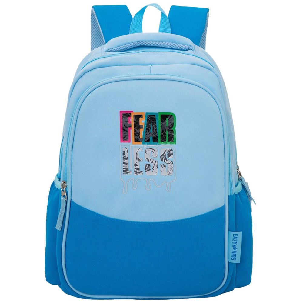 Eazy Kids - Fearless School Backpack - Blue - 15.3-Inch