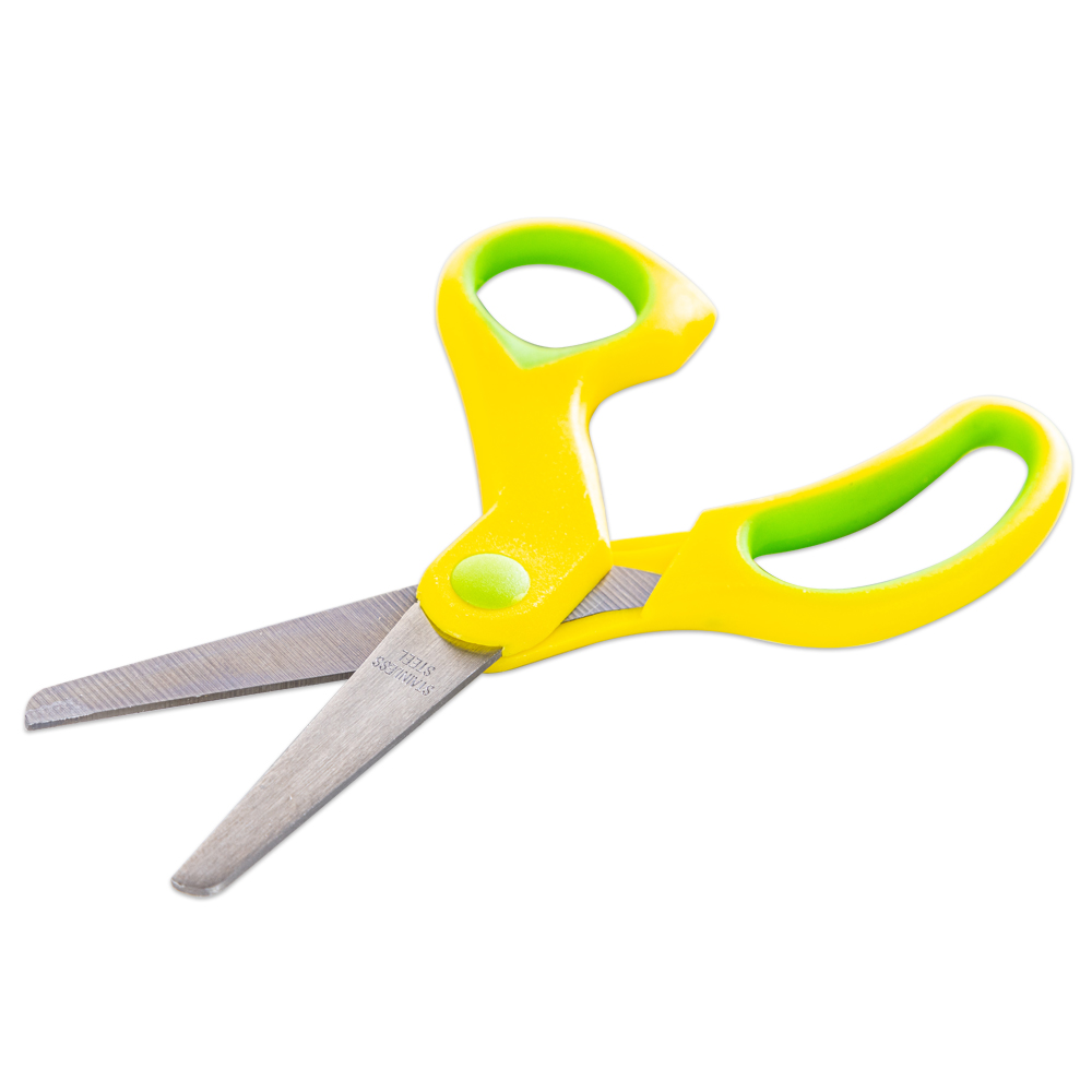 Eazy Kids - School Scissors For Kids - Yellow